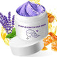⏳Réduction limitée de 50%🎁Masque capillaire à la kératine violette : fixe la couleur et neutralise les tons cuivrés et jaunes pour les cheveux blonds, gris argentés et méchés.