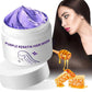 ⏳Réduction limitée de 50%🎁Masque capillaire à la kératine violette : fixe la couleur et neutralise les tons cuivrés et jaunes pour les cheveux blonds, gris argentés et méchés.