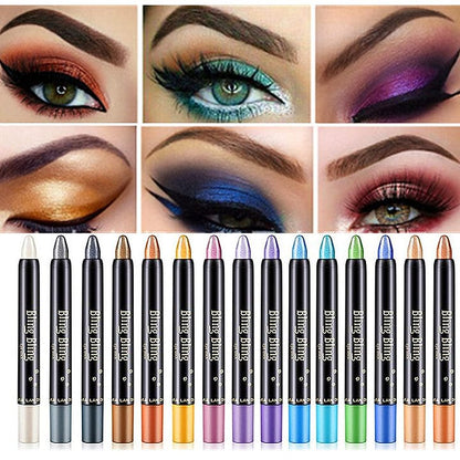 💥💥50% de réduction pour une durée limitée 💥💥Crayon à paupières pailleté imperméable 15 couleurs