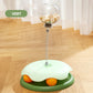 Carrousel Interactif pour Chat avec Ressorts et Boules à Fuites de Nourriture