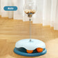 Carrousel Interactif pour Chat avec Ressorts et Boules à Fuites de Nourriture