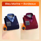 ✈️Expédition rapide🔥Haut Chaud Isolé en Polaire pour Hommes avec Col de Chemise