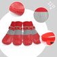 2 Paires De Chaussettes Antidérapantes Imperméables Pour Chiens