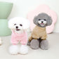 Salopette polaire élastique pour animaux de compagnie avec cordon de serrage