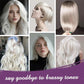 ⏳Réduction limitée de 50%🎁Masque capillaire à la kératine violette : fixe la couleur et neutralise les tons cuivrés et jaunes pour les cheveux blonds, gris argentés et méchés.