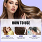 ⏳Réduction limitée de 50%🎁Masque capillaire à la kératine violette : fixe la couleur et neutralise les tons cuivrés et jaunes pour les cheveux blonds, gris argentés et méchés.