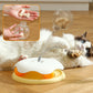 Carrousel Interactif pour Chat avec Ressorts et Boules à Fuites de Nourriture
