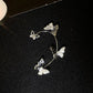 Boucles d'Oreille en Forme de Papillon en Zircon Super Scintillants