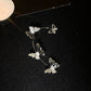 Boucles d'Oreille en Forme de Papillon en Zircon Super Scintillants