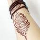 Autocollants de Tatouage au Henné Imperméables