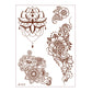 Autocollants de Tatouage au Henné Imperméables
