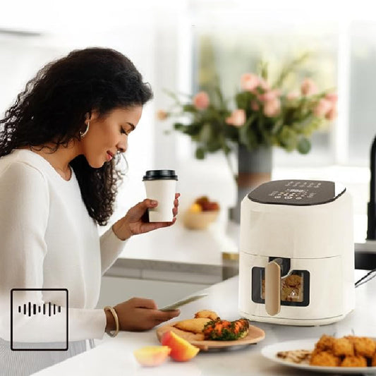💥50% de réduction pour une durée limitée 💥Airfryer Numérique Intelligente avec Fenêtre Transparente