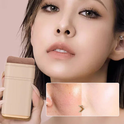 ⏳Réduction limitée de 50%🎁🔥Bâton de Fond de Teint Mat Velouté avec Brosse Fine