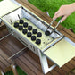 Barbecue d'Extérieur Pliable en Acier Inoxydable