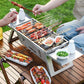 Barbecue d'Extérieur Pliable en Acier Inoxydable