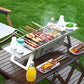 Barbecue d'Extérieur Pliable en Acier Inoxydable