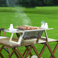 Barbecue d'Extérieur Pliable en Acier Inoxydable