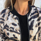 ⏳Réduction à durée limitée de 50 %💥Veste bomber zippée à imprimé zèbre pour femme en automne